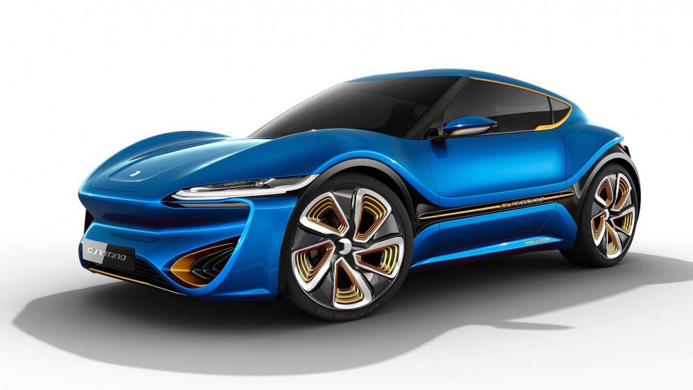 Sleek and Futuristic NanoFlowcell Quantino Wallpaper wallpaper