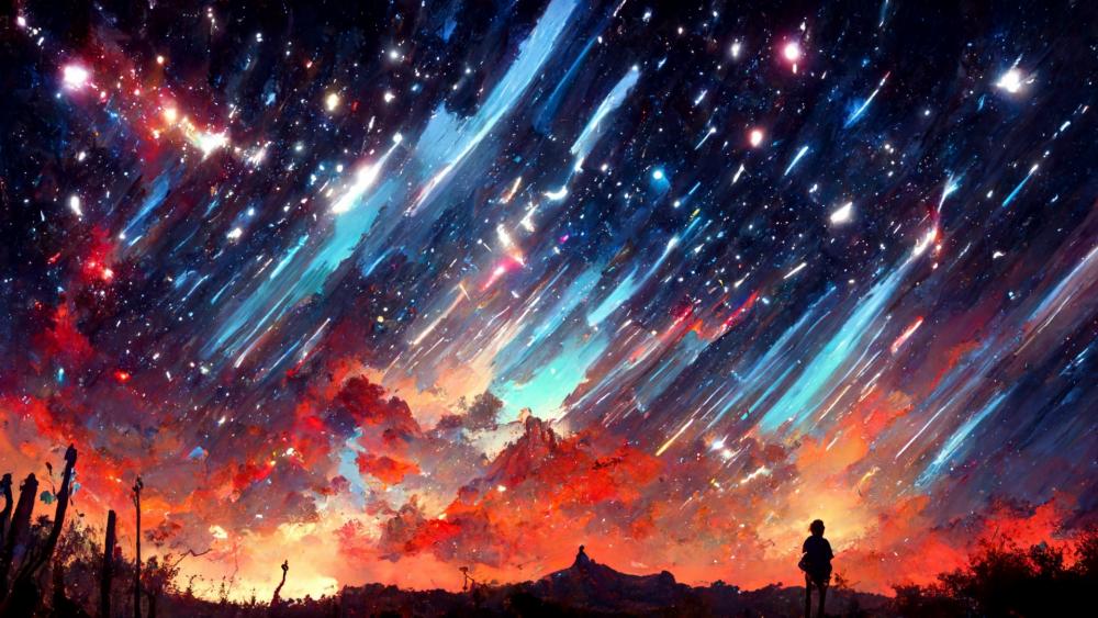 Starry Night Reverie wallpaper