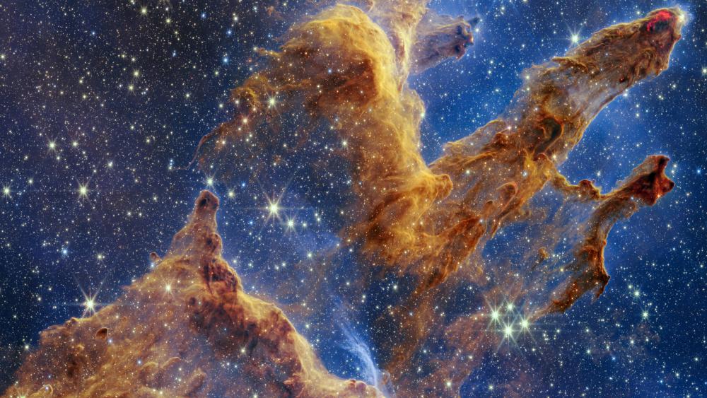 The Pillars of Creation Within the Eagle Nebula wallpaper