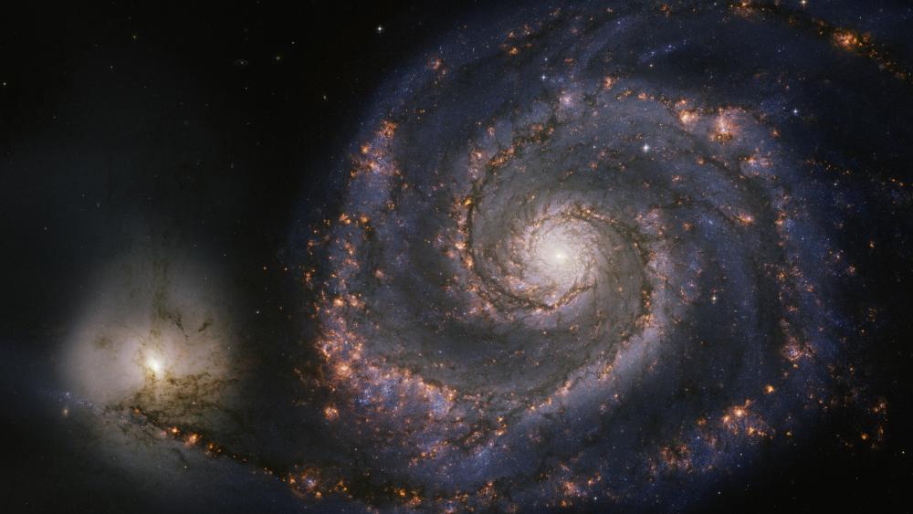 Whirlpool Galaxy (M51) wallpaper