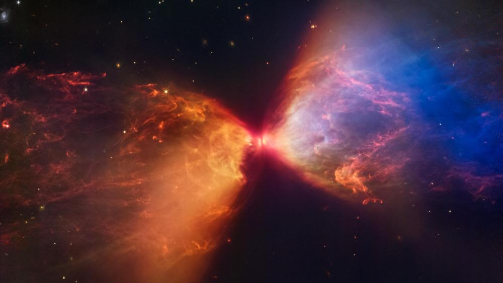 L1527 and Protostar (NIRCam Image) wallpaper