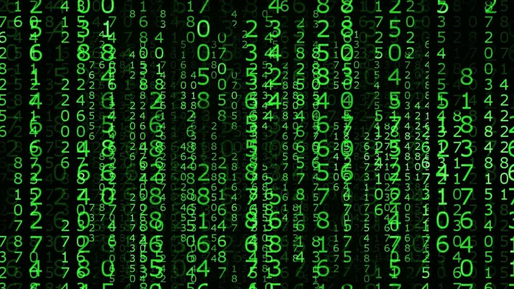 Digital Rain of the Matrix Code wallpaper