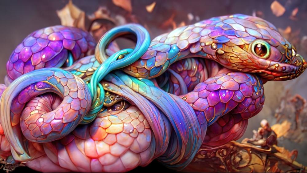 Colorful Snake wallpaper