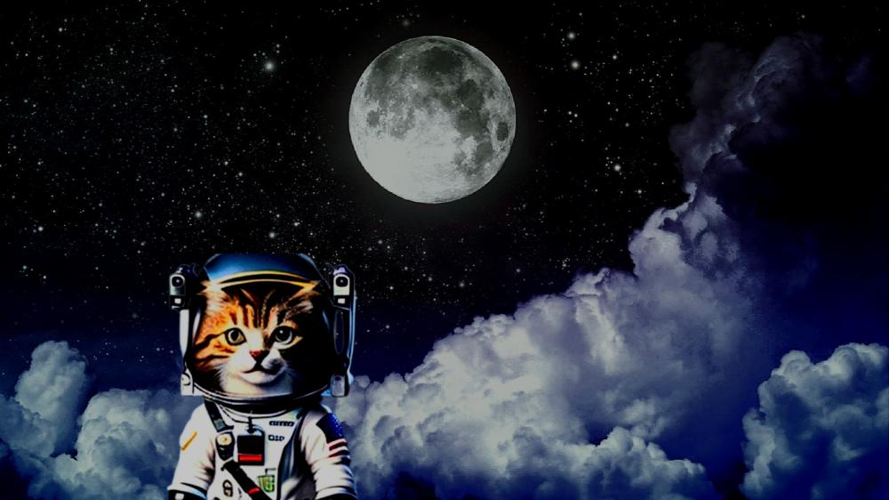 THE SPACE CAT wallpaper