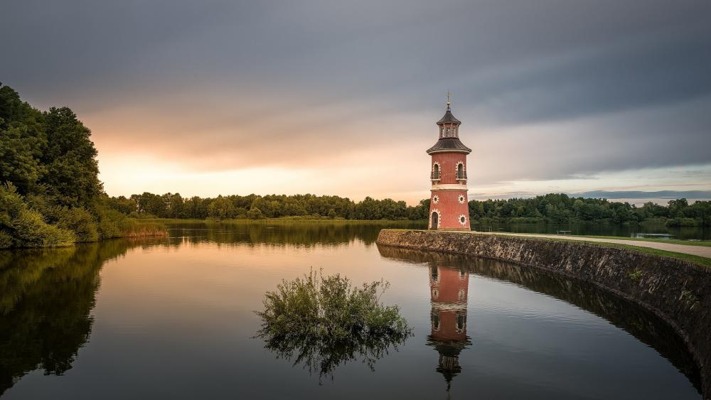 Moritzburg lighthouse wallpaper