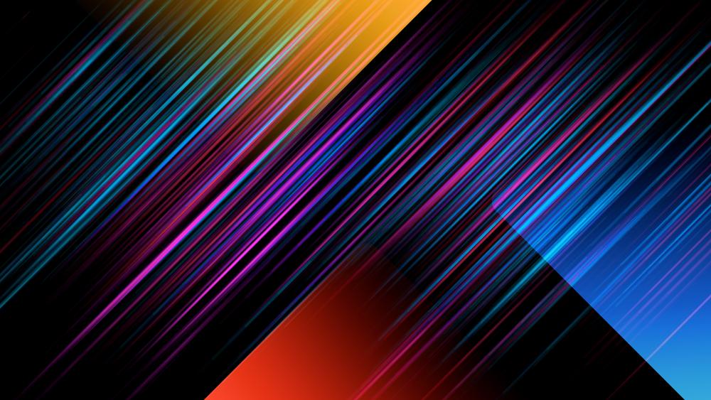 Vibrant Geometric Spectrum wallpaper