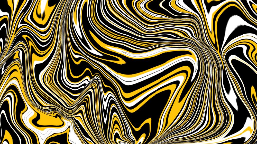 Yellow Black White Abstract Background wallpaper