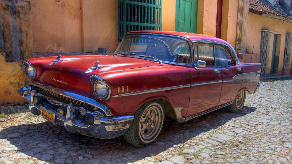 Chevrolet Bel Air in Havana wallpaper