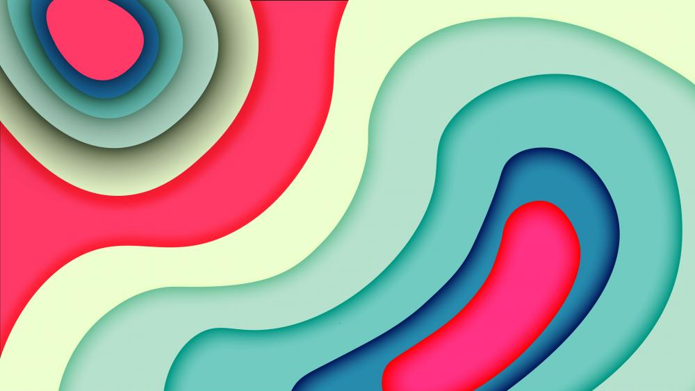 Swirling Elegance of Minimalist Design wallpaper
