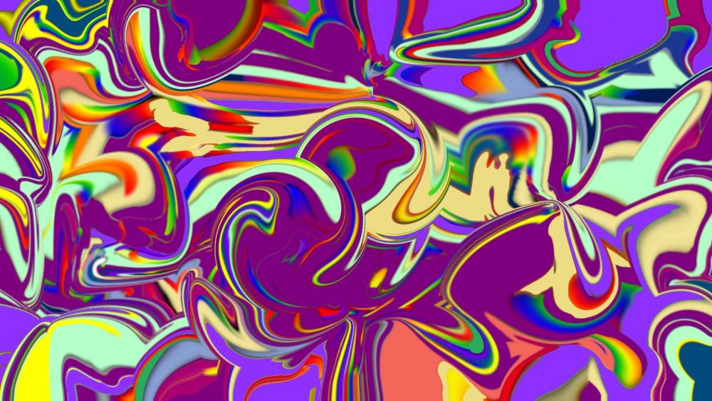 Multicolored abstract image.2023 wallpaper