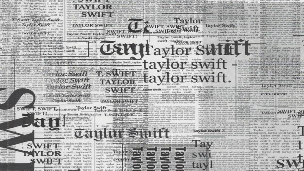 Taylor Swift Newspaper Collage Wallpaper wallpaper