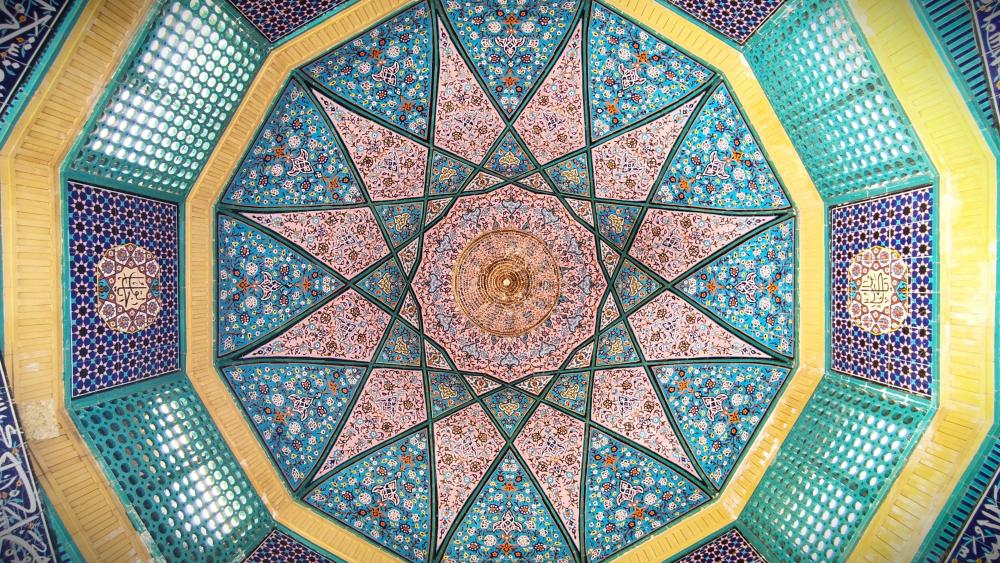 Under the dome of Iran wallpaper