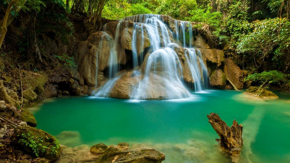 Huai Mae Khamin Waterfall wallpaper