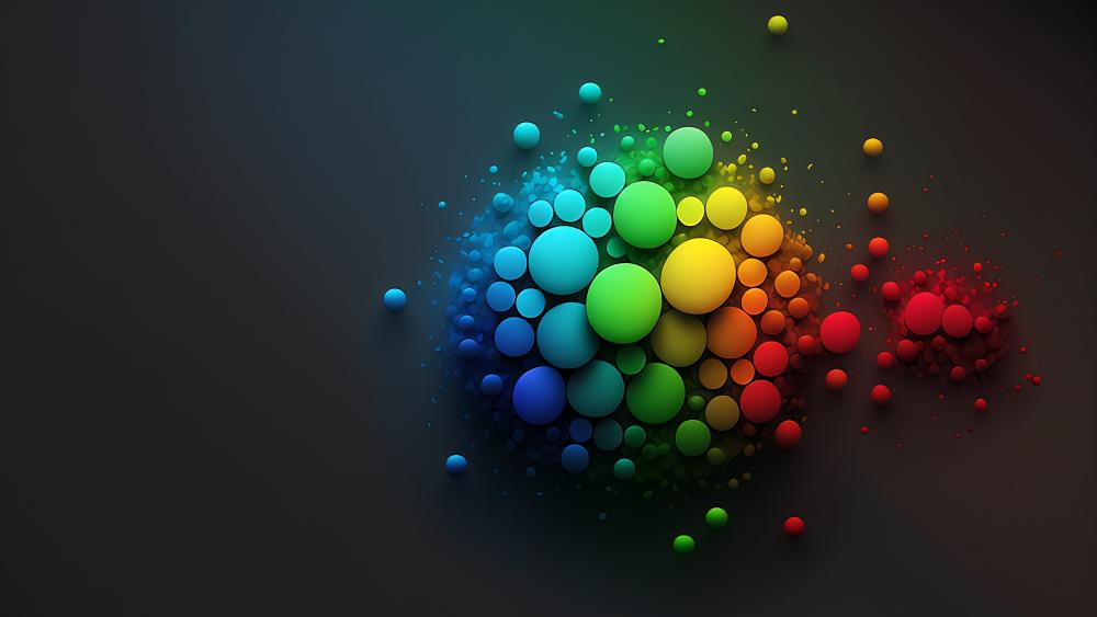 Vibrant Spectrum Orb wallpaper