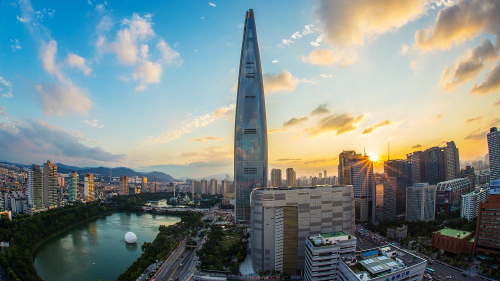 Lotte World Tower wallpaper