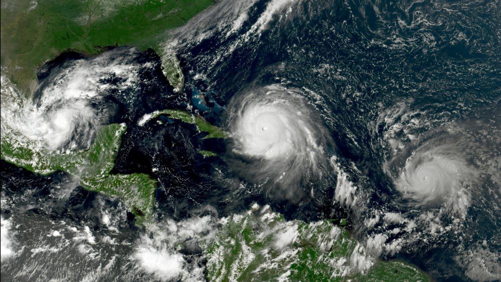 Hurricanes Katia, Irma & Jose wallpaper
