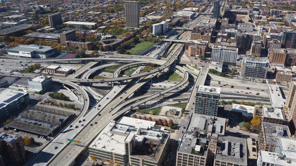 Circle Interchange from the BMO Building wallpaper