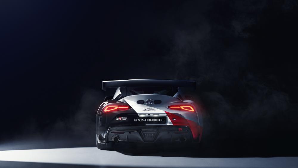 Mystery In Motion Toyota Supra 8K wallpaper