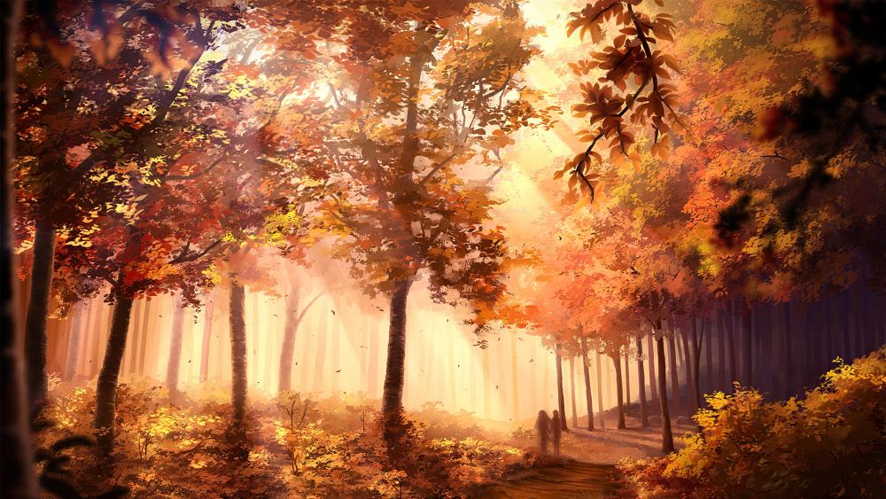 autumns whisper wallpaper