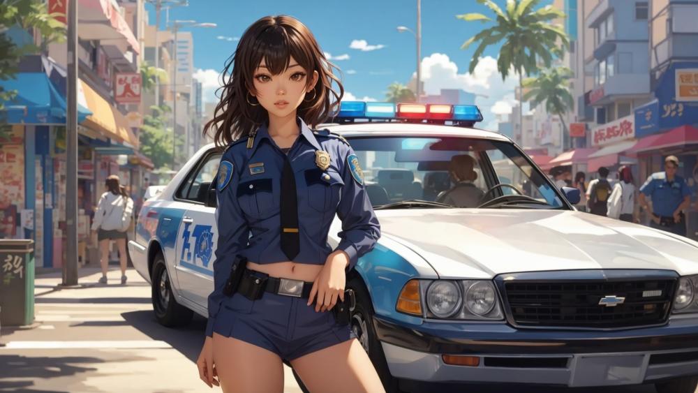 anime Cops wallpaper