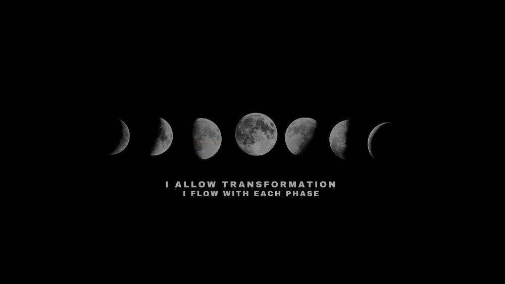 Moon Phases of Transformation wallpaper