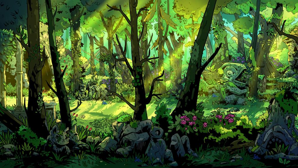 Enchanted Forest of Whimsy wallpaper