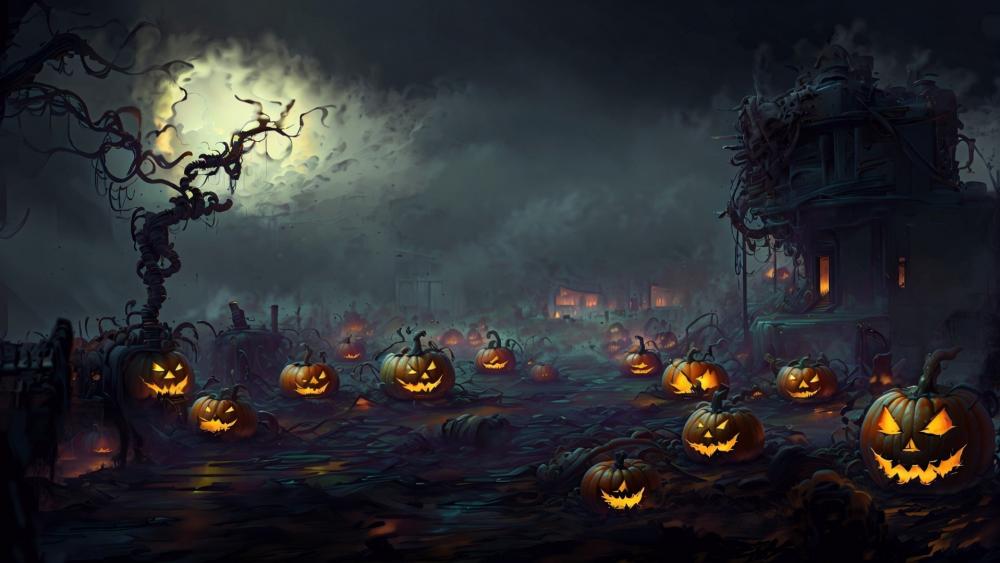 Halloween land wallpaper