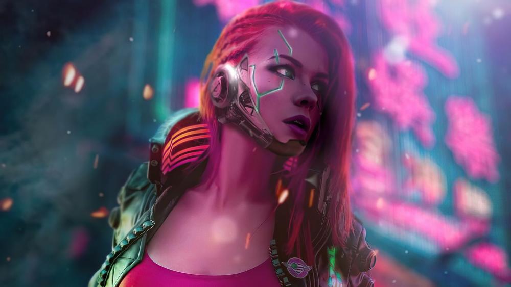cyberpunk-scifi-girl wallpaper