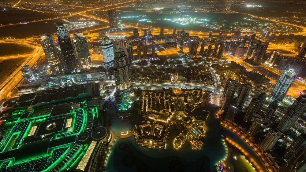 View from Burj Khalifa wallpaper