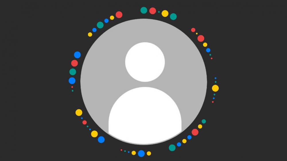 Vibrant Circular Shapes in Gray Background wallpaper