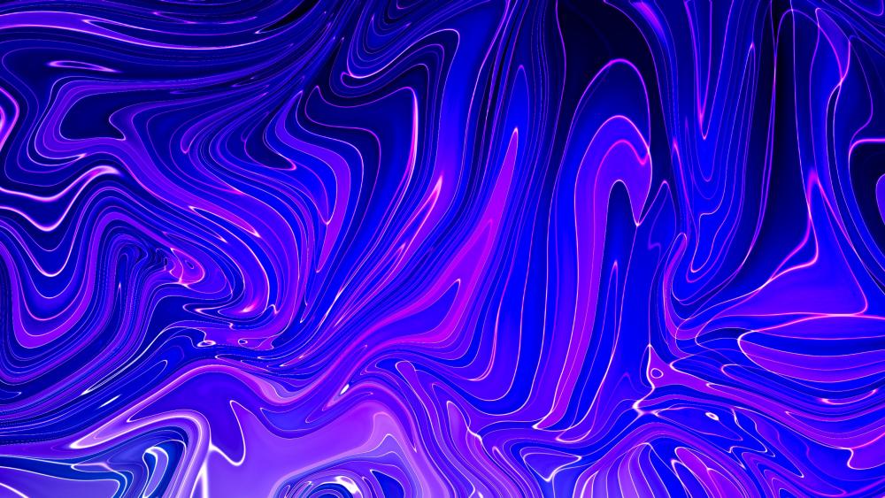 Vibrant Swirls of Electric Fantasy wallpaper