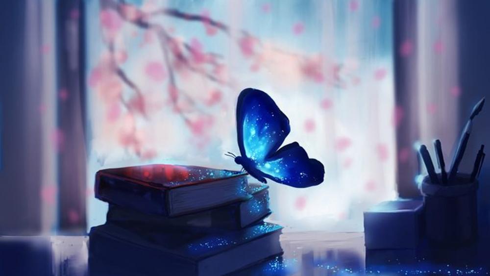 Butterfly Fantasy book wallpaper