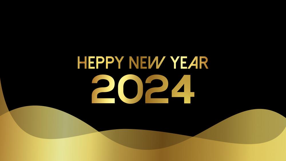 Happy New Year 2024 wallpaper