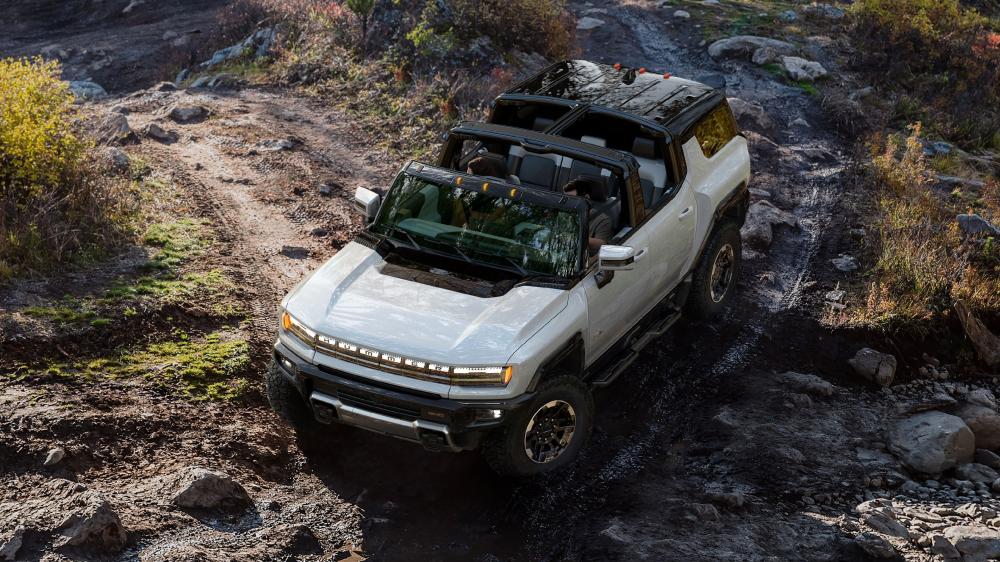 Off-Road Adventure with a Hummer EV wallpaper