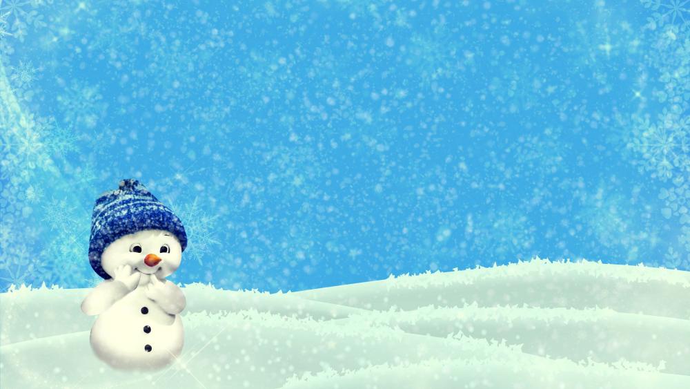 Frosty Charm of Winter Joy wallpaper