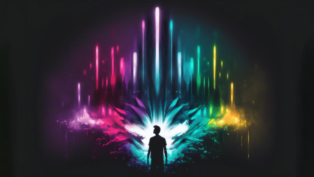 Vibrant Spectrum of Imagination wallpaper
