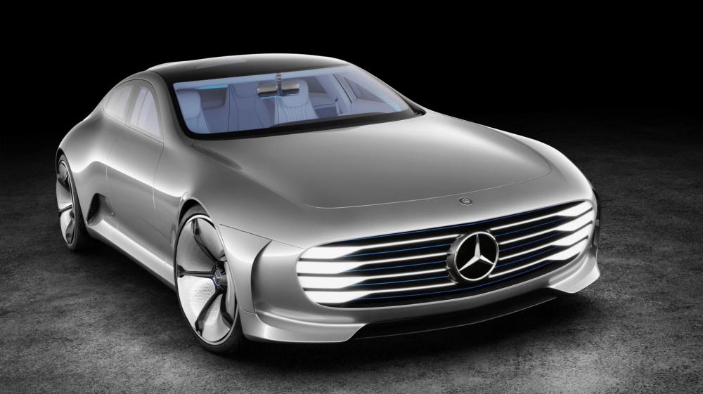 Sleek Futuristic Mercedes Concept Car wallpaper