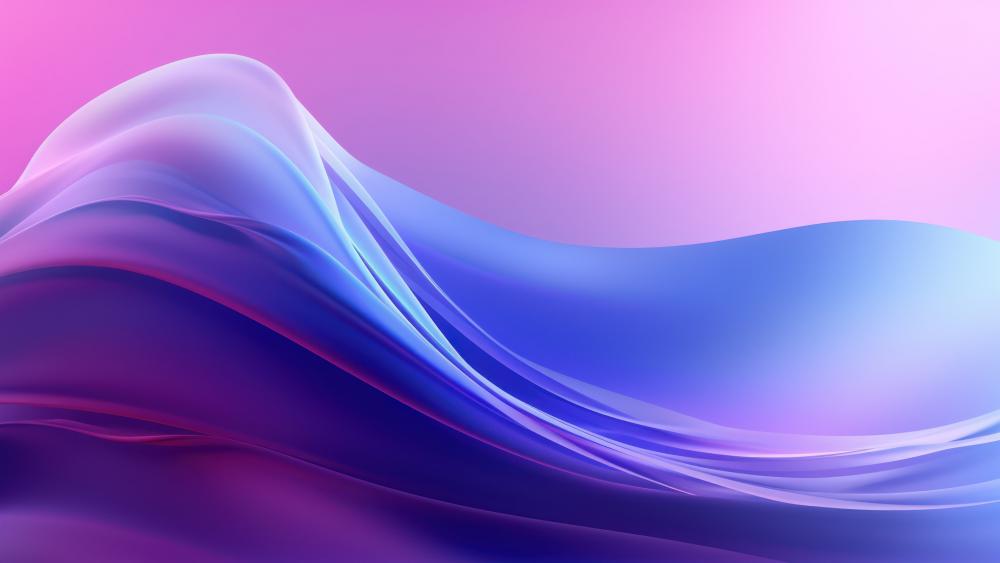 Soothing Waves of Color wallpaper