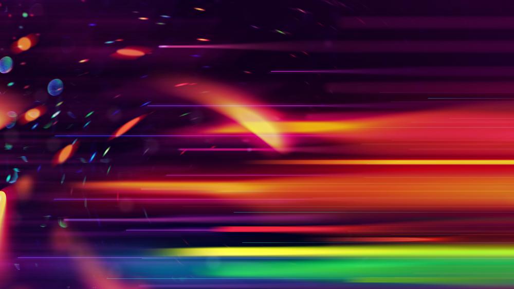 Vibrant Spectrum Velocity Abstract Art wallpaper