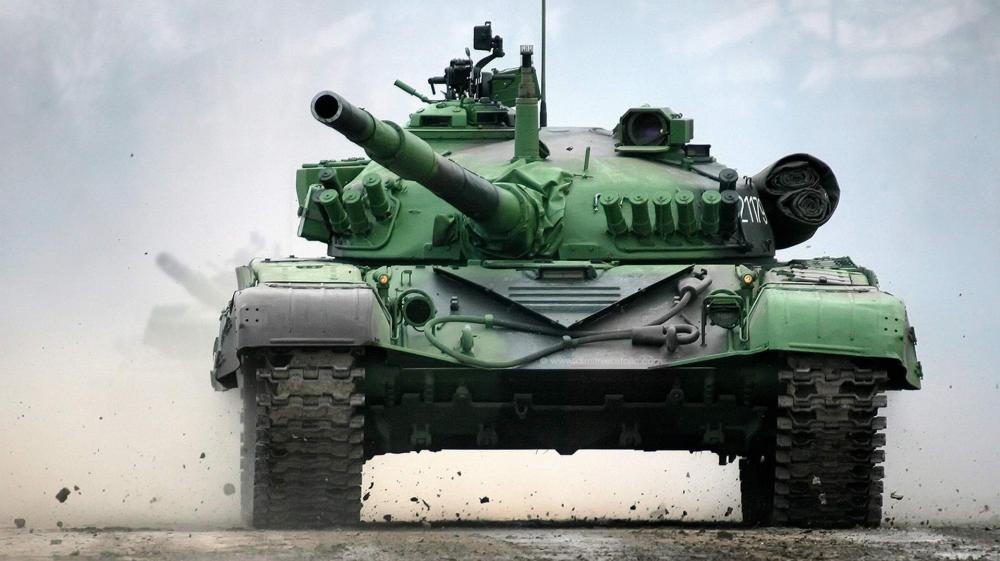 Battle Tank in Action wallpaper