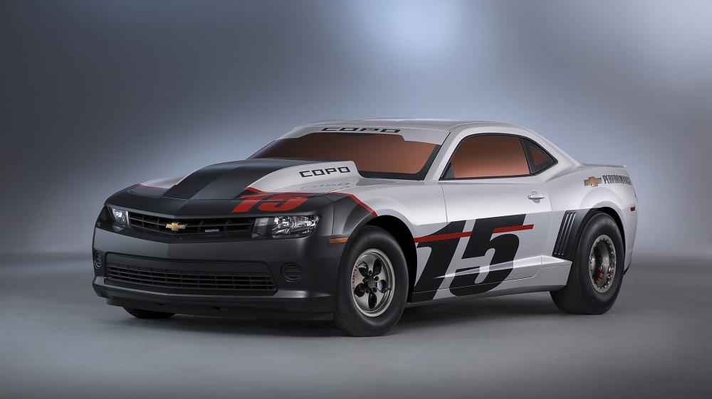 Sleek Chevrolet Camaro COPO Racing Beast wallpaper