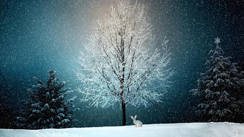 Winter Wonderland Serenity wallpaper