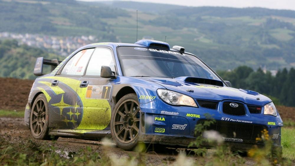 Subaru Impreza WRX STI Rally Car Speed Demon wallpaper