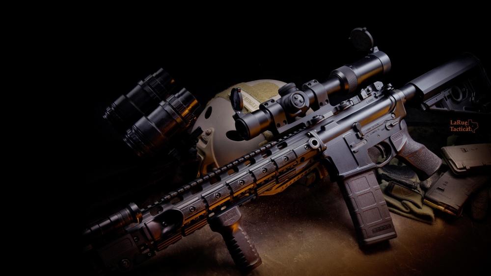 Tactical Precision Rifle Spotlighted wallpaper