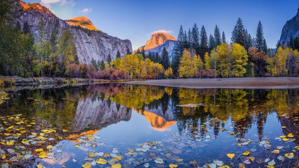 Autumn Serenity in Yosemite Valley wallpaper