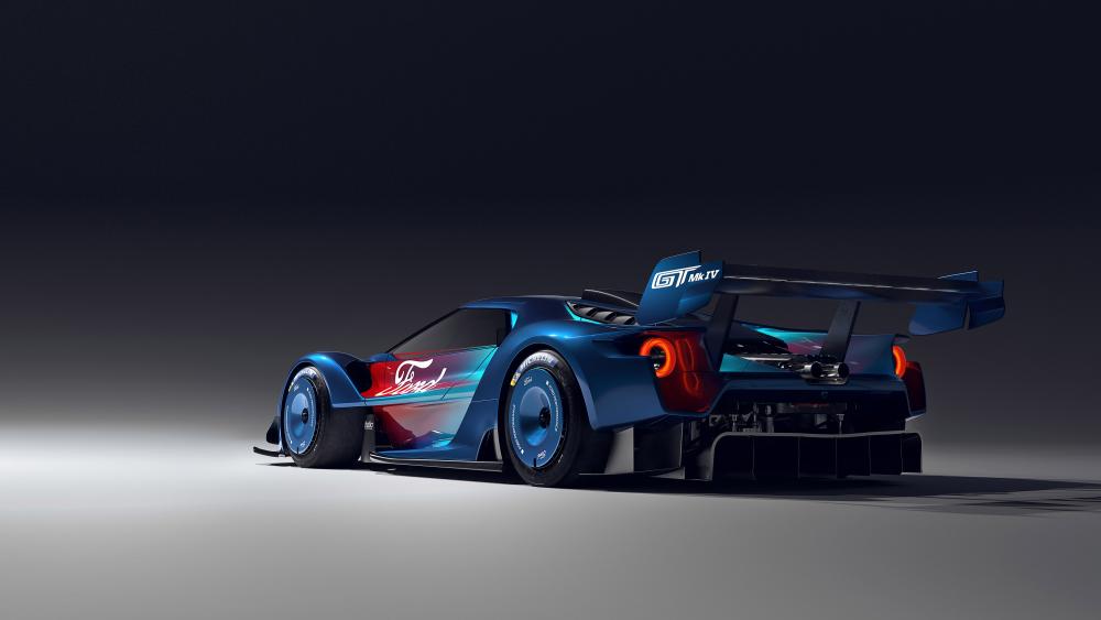 Futuristic Ford GT Racing Machine Unleashed wallpaper