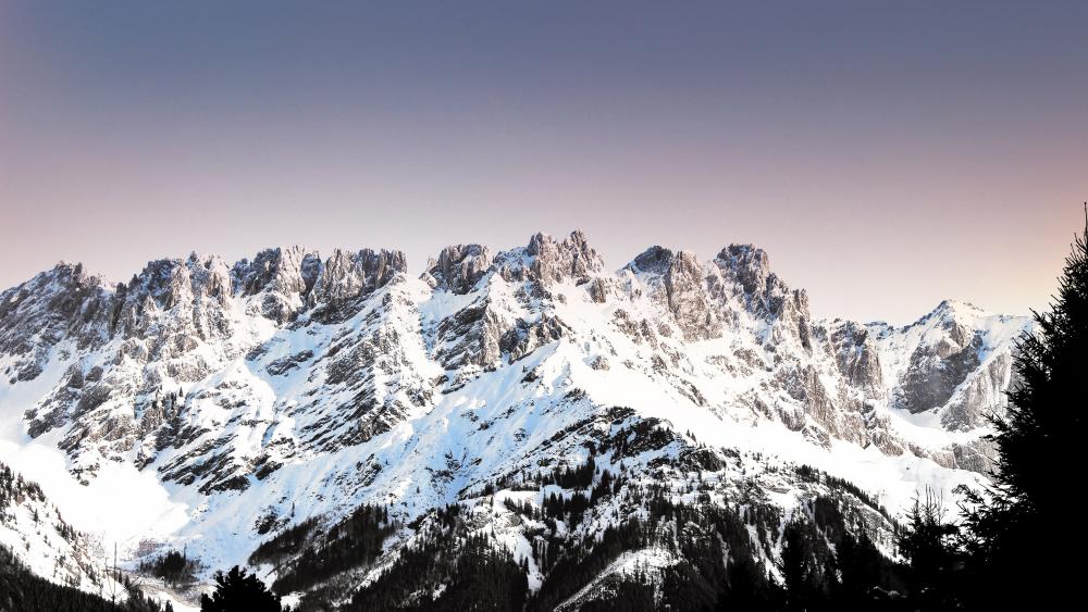 Majestic Alpine Sunrise wallpaper
