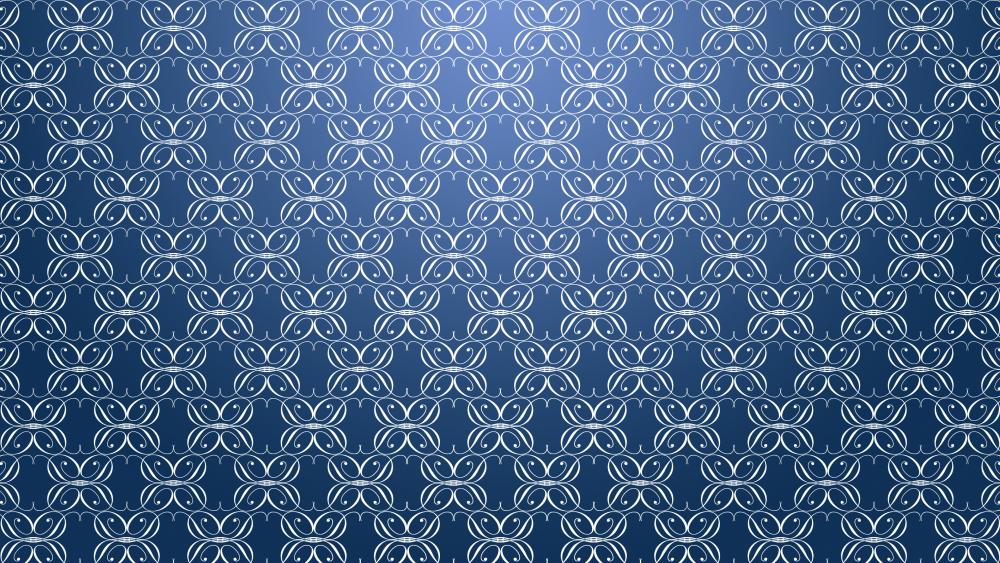 Elegant Blue Swirl Pattern Wallpaper wallpaper