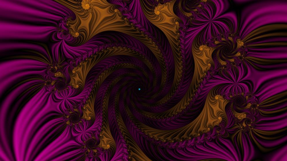 Psychedelic Spiral Elegance wallpaper