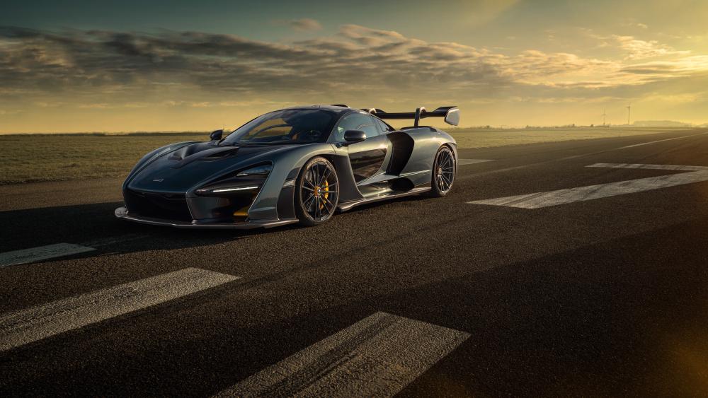 Speed Unleashed with the McLaren Senna at Dusk wallpaper